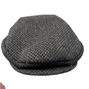 London Fog Men’s Gray Newsboy Flat Cap Ivy Hat Classic Style